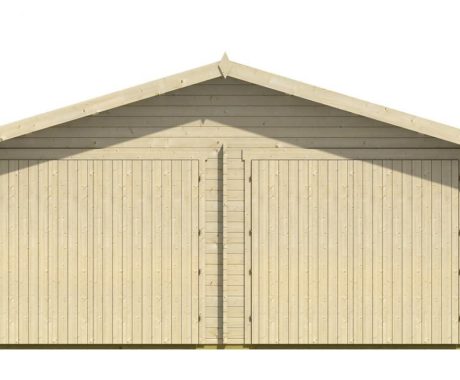 Drevená garáž DANIELA o rozmere 595x530 cm