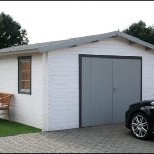 Drevená garáž BERNADETTA o rozmere 470x570 cm