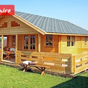 Záhradný domček CAIRO o rozmere 802x802 cm s terasou