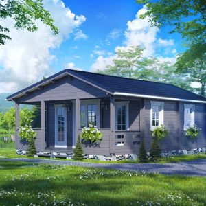 Záhradný domček SANTIAGO III s terasou