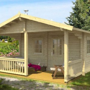 Sauna TERVO o rozmere 441x491 cm s terasou