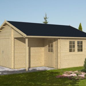 Drevená garáž OULU