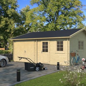 Drevená garáž MIKELI