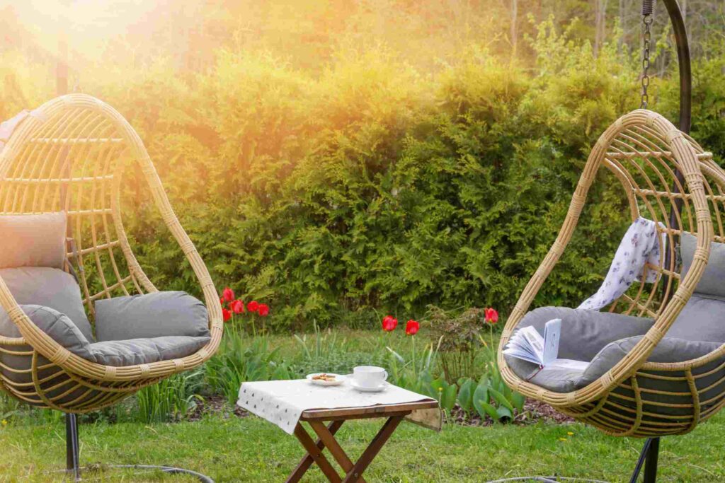 relax v zahrade