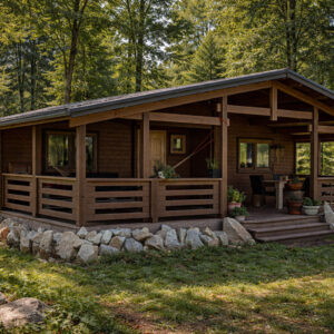 Záhradnaý domček MADISON S TERASOU