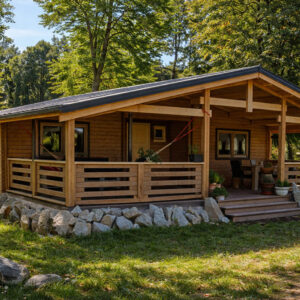 Záhradnaý domček MADISON S TERASOU